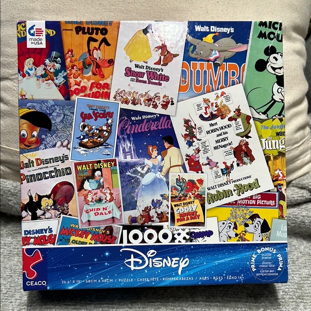 Ceaco Disney Posters1000 piece Jigsaw Puzzle